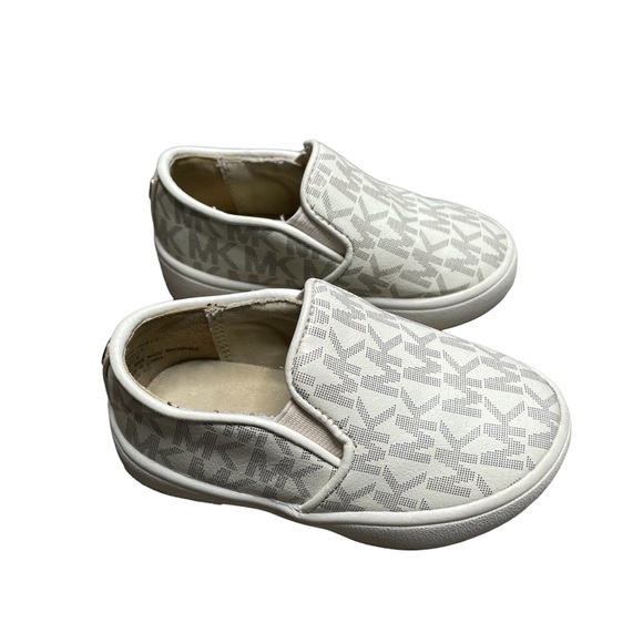 MICHAEL Michael Kors Jem Daley-T Vanilla White Infant Shoes Size 5 - Picture 5 of 8